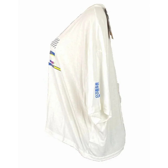 The North Face + 3XL Logo White BHM Coordinates Graphic Short Sleeve Crop Tee - Picture 5 of 6